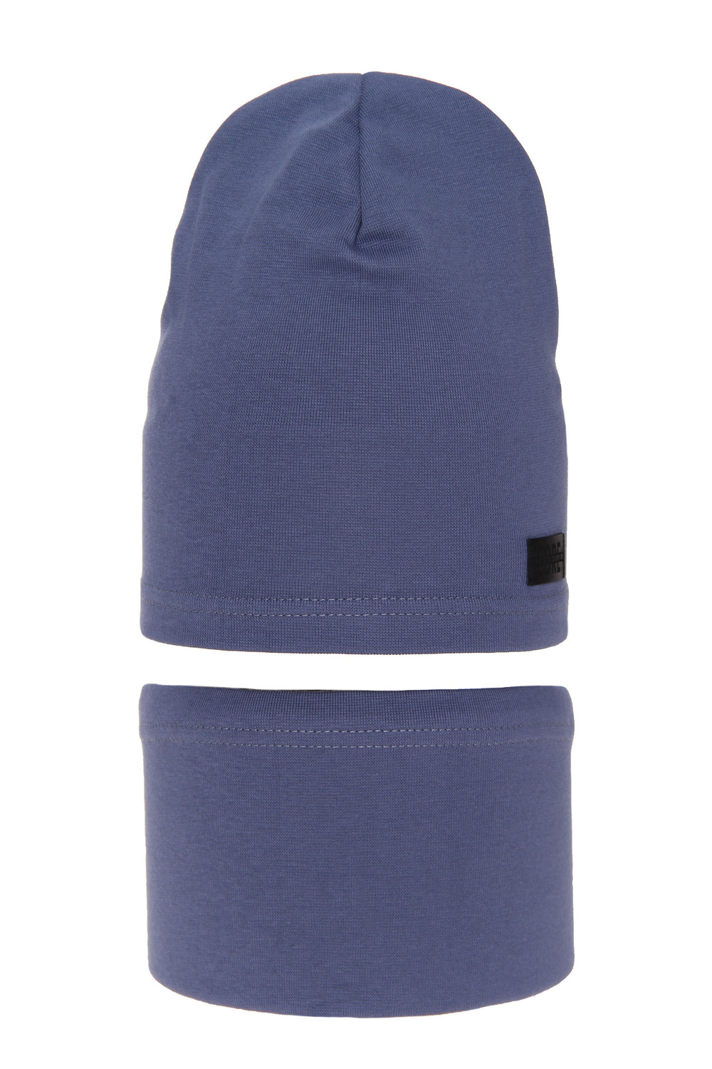 Set autunno/primavera bambino: berretto e scaldacollo, blu, in cotone, Frizi