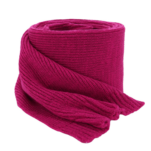 Sciarpa invernale donna, rosa, 100% Lana Merino, Loretta