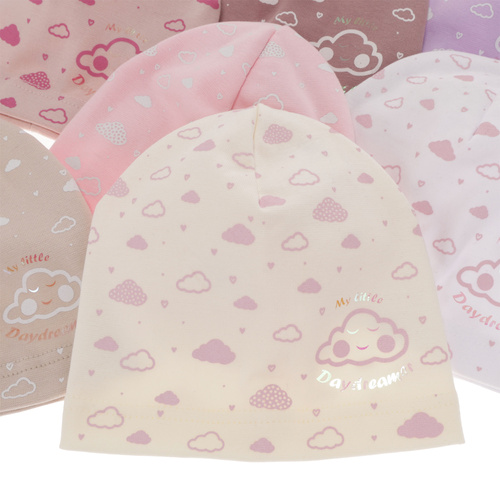 Berretto autunno/primavera bambina, viola, Klaudyna