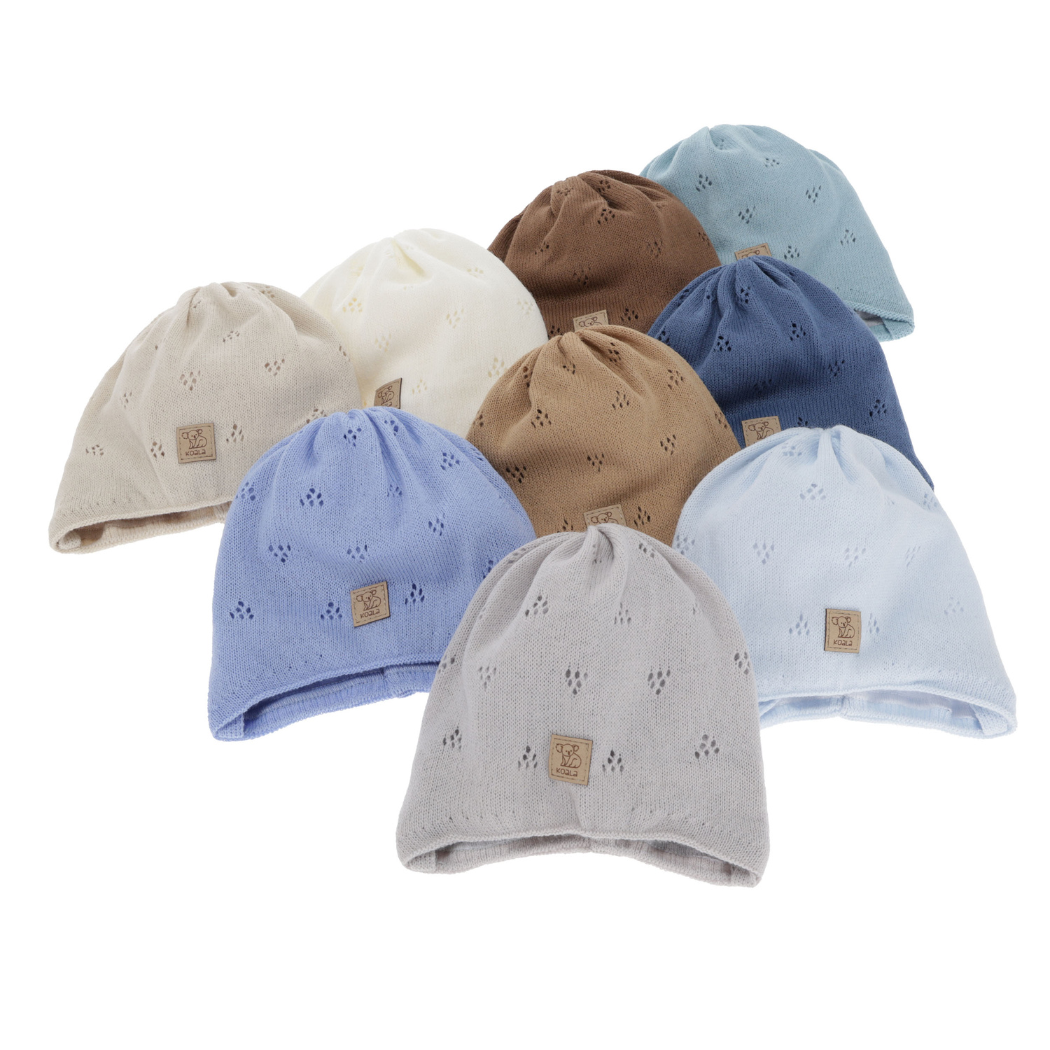 Berretto autunno/primavera bambino, beige, con lacci, Slate