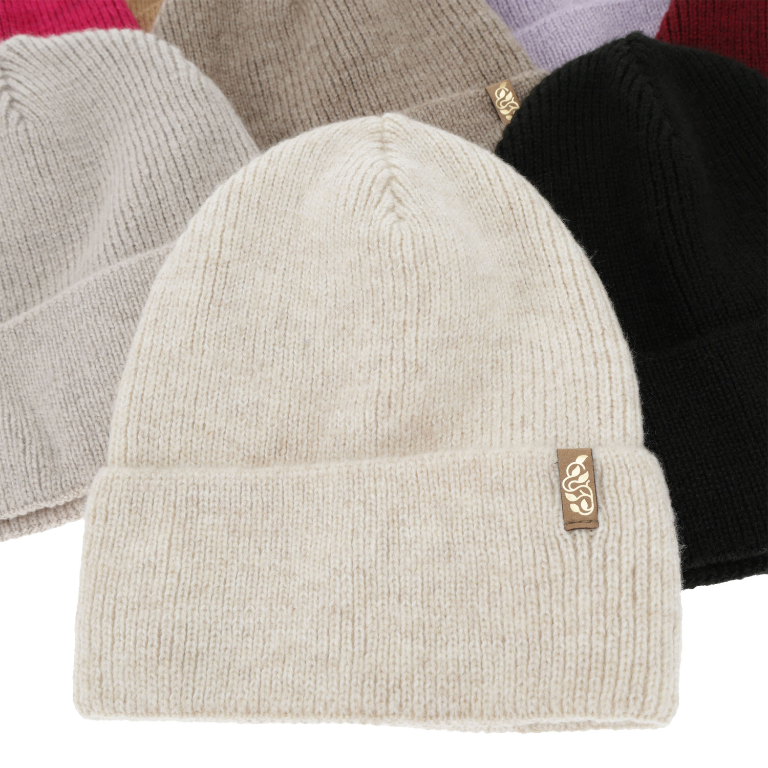 Berretto invernale donna, grigio, con lana merino, Tahoe