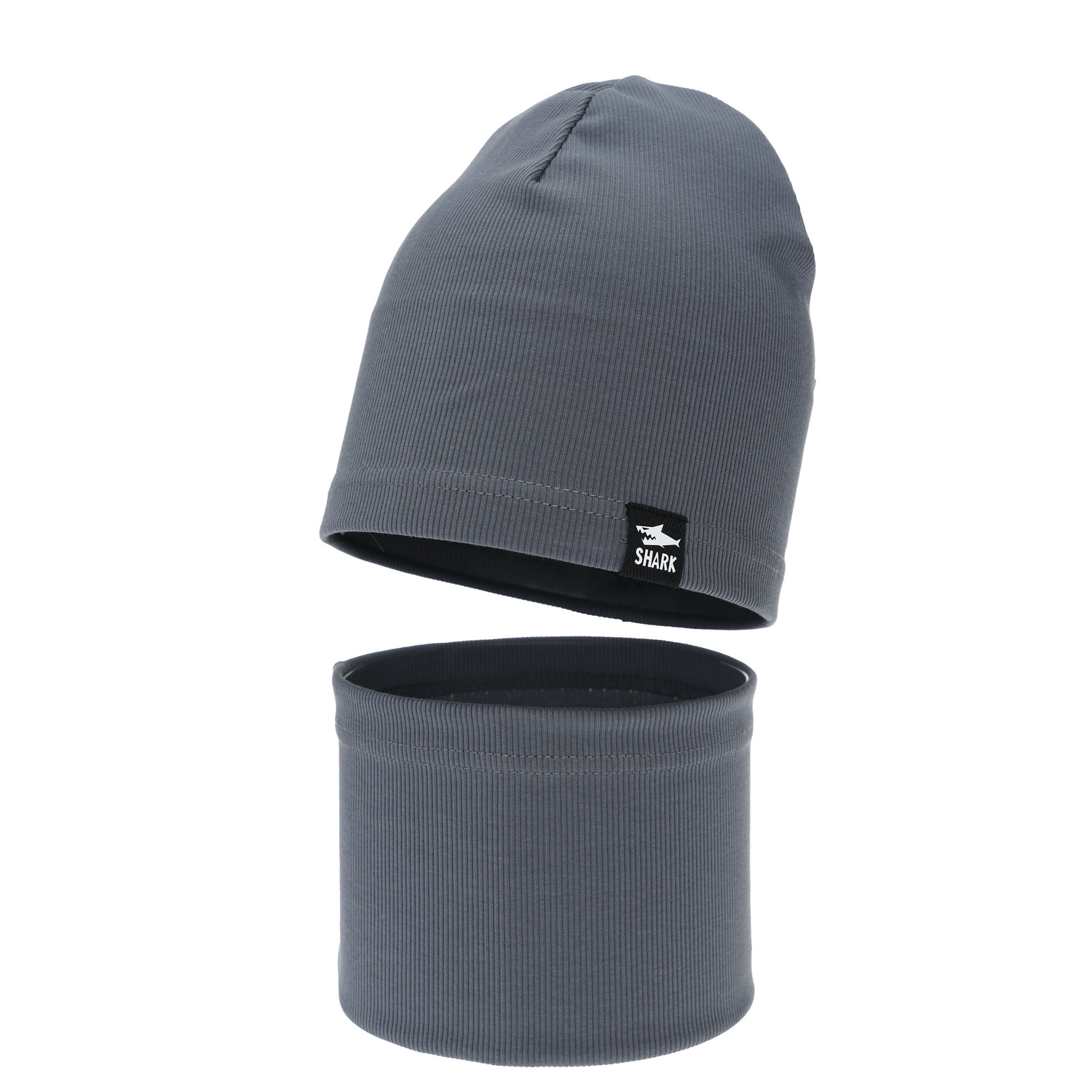 Set autunno/primavera bambino: berretto e scaldacollo, grigio, Rumel