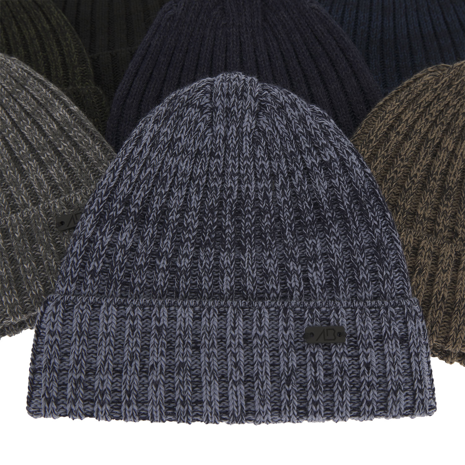 Berretto invernale uomo, blu scuro, 100% Lana Merino, Timon