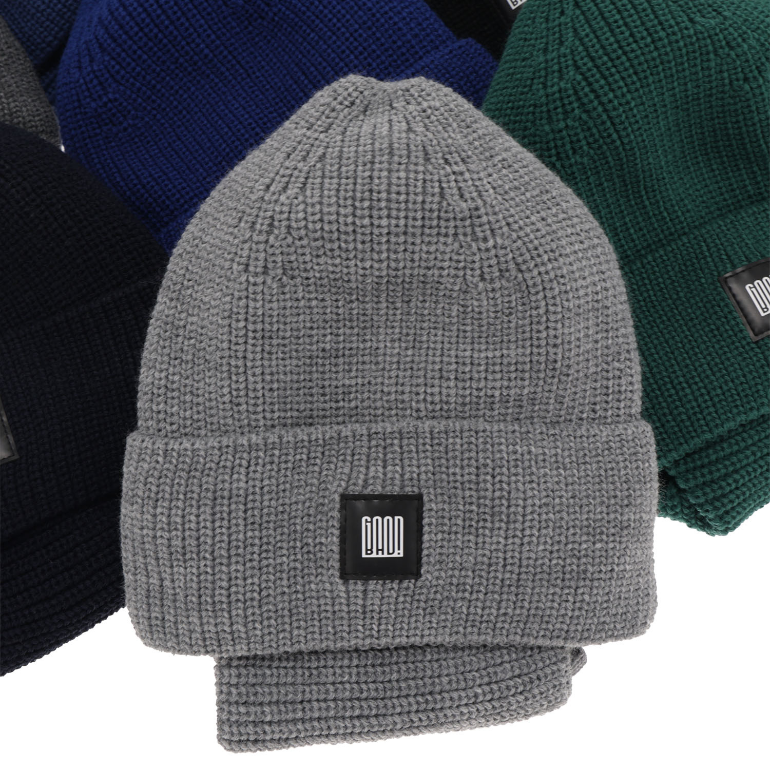 Set invernale bambino: berretto e scaldacollo, grigio chiaro, Amadeo