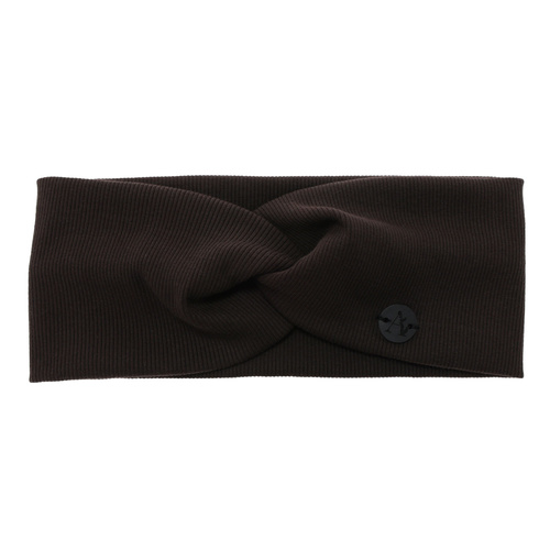 Fascia per capelli autunno/primavera donna, marrone, cotone, Auri