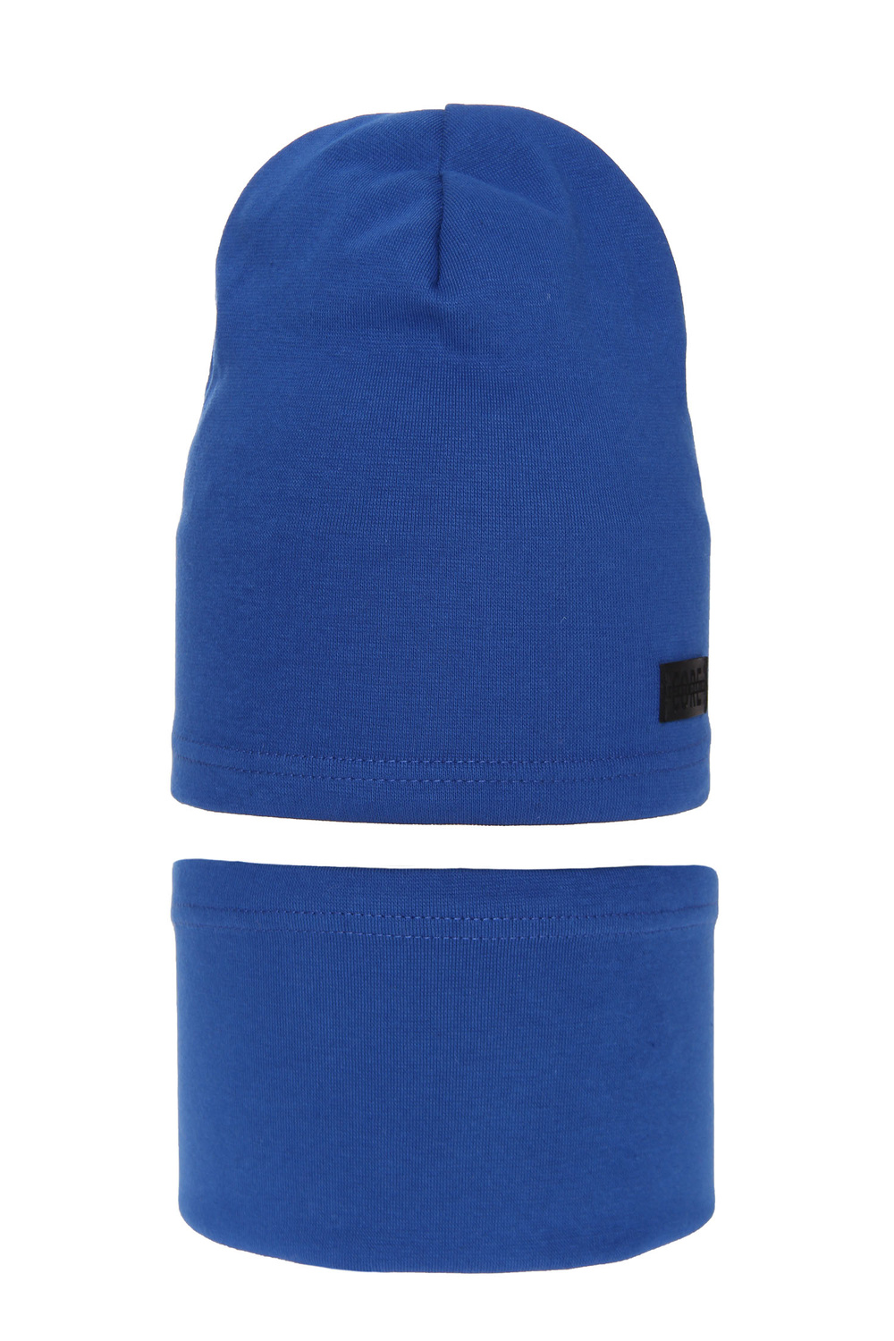 Set autunno/primavera bambino: berretto e scaldacollo, blu, cotone, Frizi