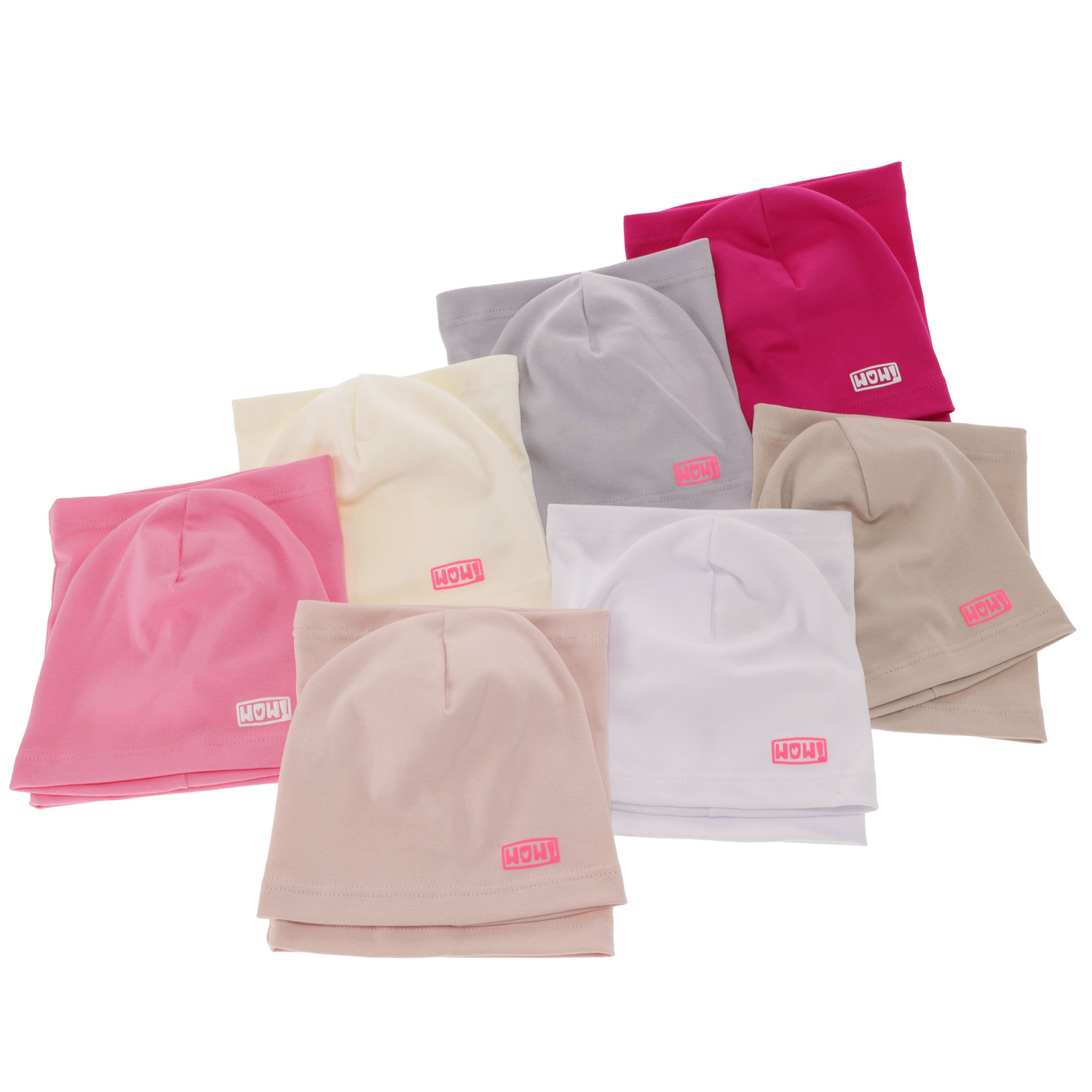 Set autunno/primavera bambina: berretto e scaldacollo, cotone, nero, Friza