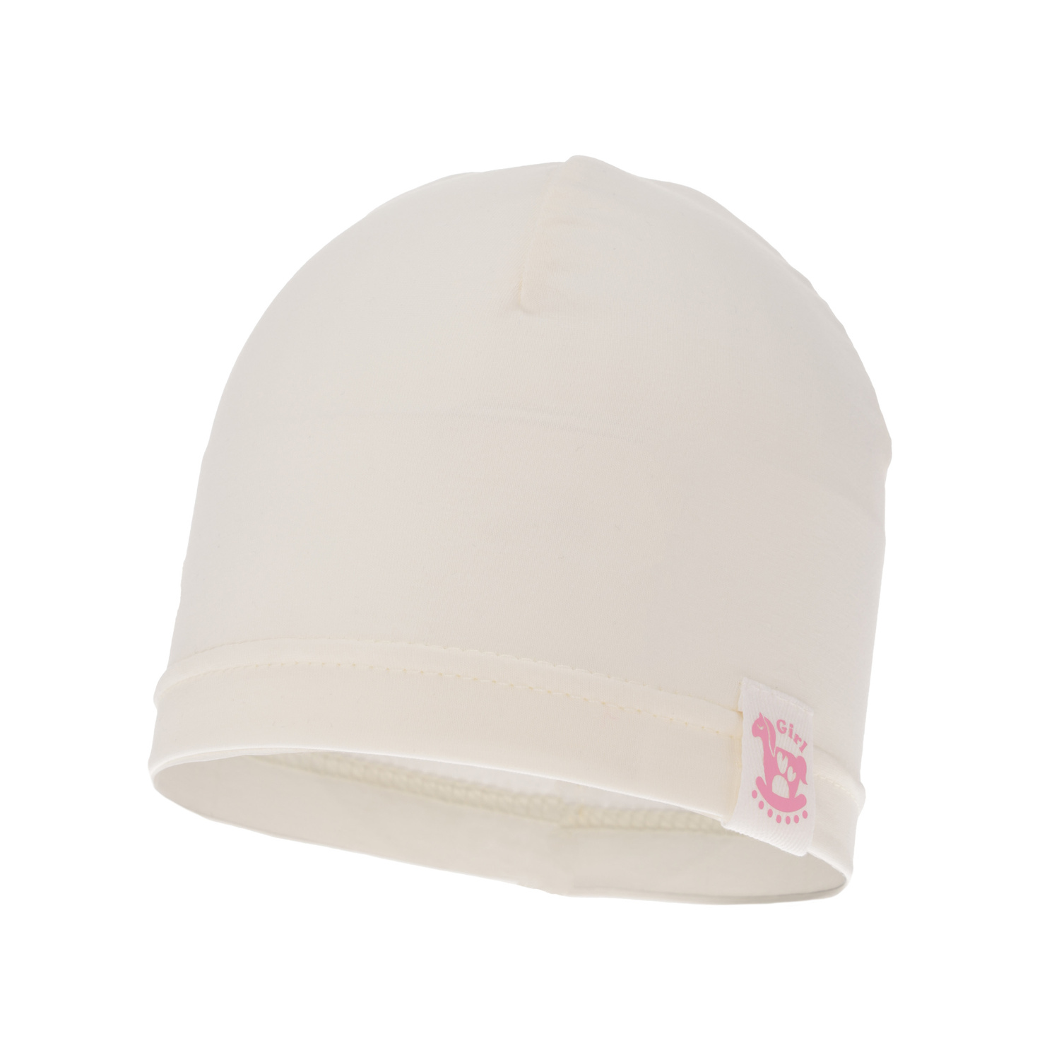 Berretto autunno/primavera bambina, crema, Mia