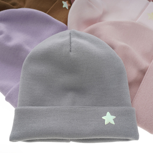 Berretto invernale bambina, rosa, Estrela