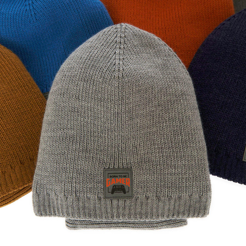 Set invernale bambino: berretto e scaldacollo, grigio, Gami