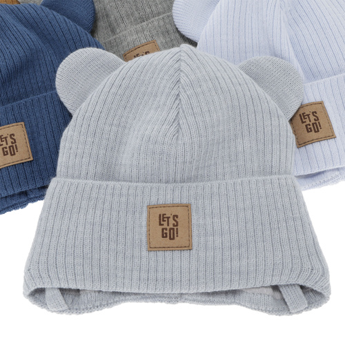 Cappello con paraorecchie autunnale, primaverile per ragazzo, camel, Dewin