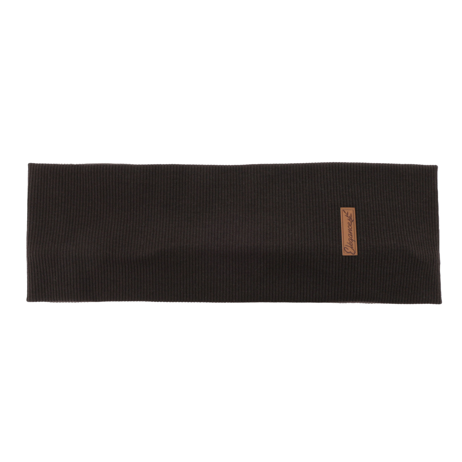 Fascia per capelli autunnale, primaverile, da donna, marrone, in cotone Sharon