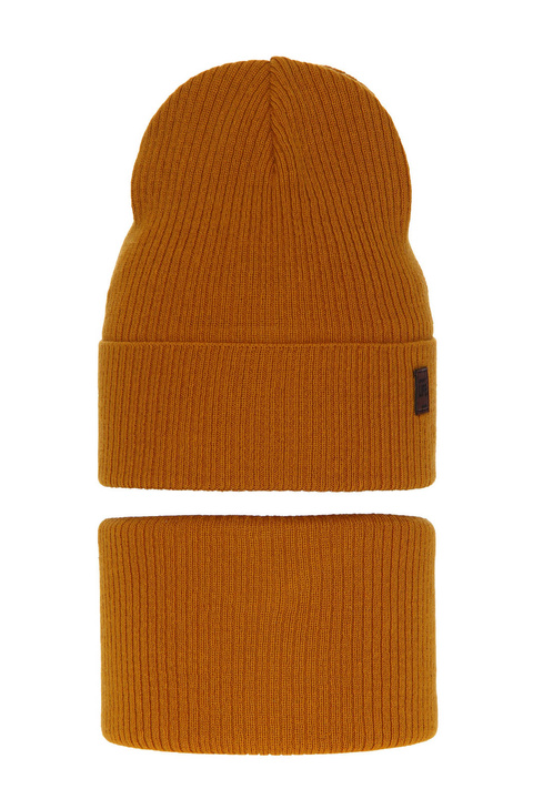 Set autunno/primavera bambino: berretto e scaldacollo, con cotone, miele, Dragon