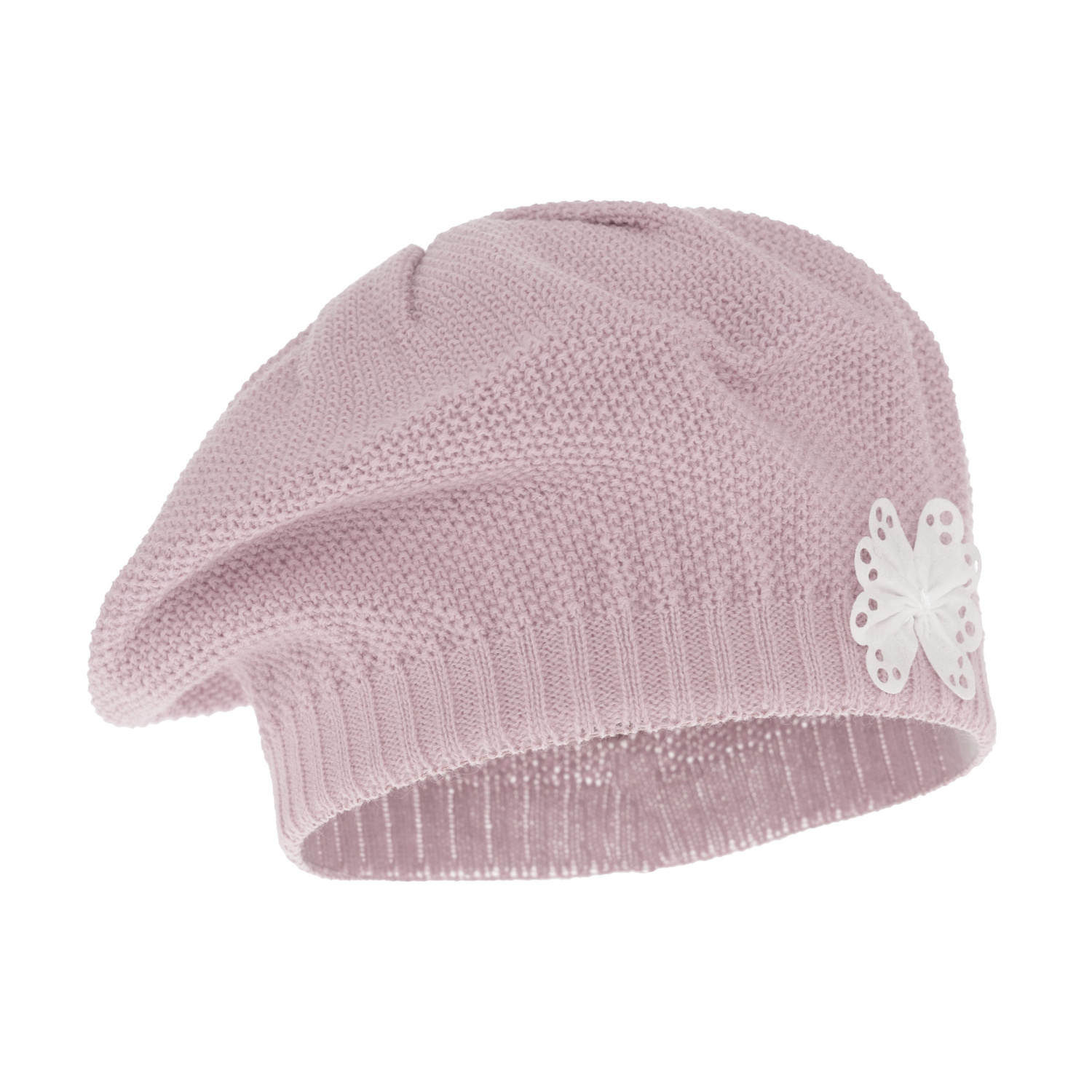 Berretto autunno/primavera bambina, lilla, Costanza