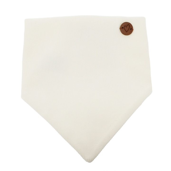 Foulard autunno/primavera bambina, cremige, in cotone, Lucy