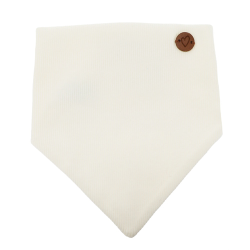 Foulard autunno/primavera bambina, cremige, in cotone, Lucy