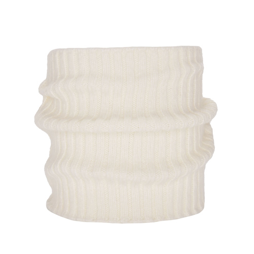 Scaldacollo invernale donna, crema, 100% Lana Merino, Besta