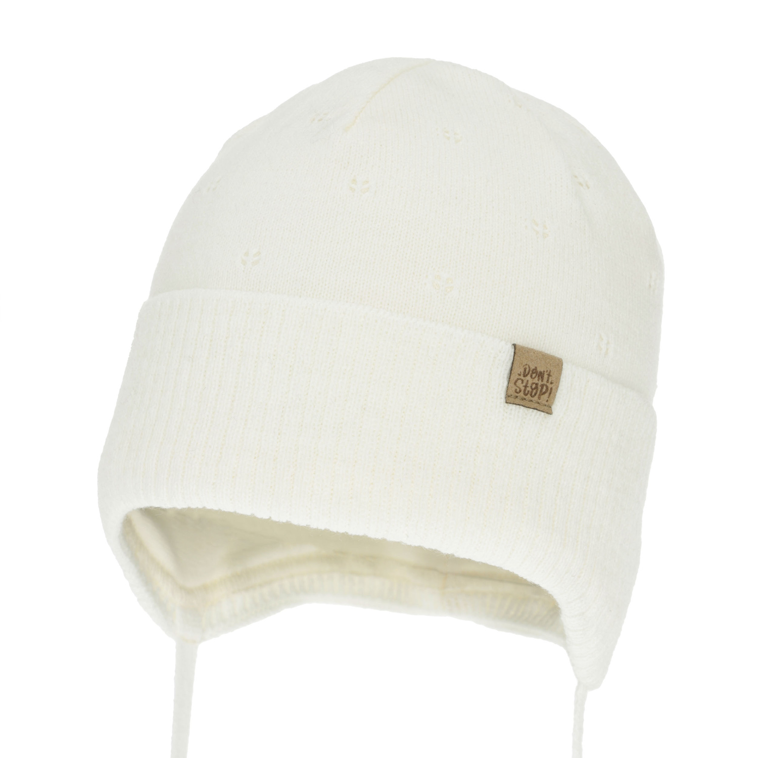 Berretto autunno/primavera bambino, azzurro, con lacci, Leif