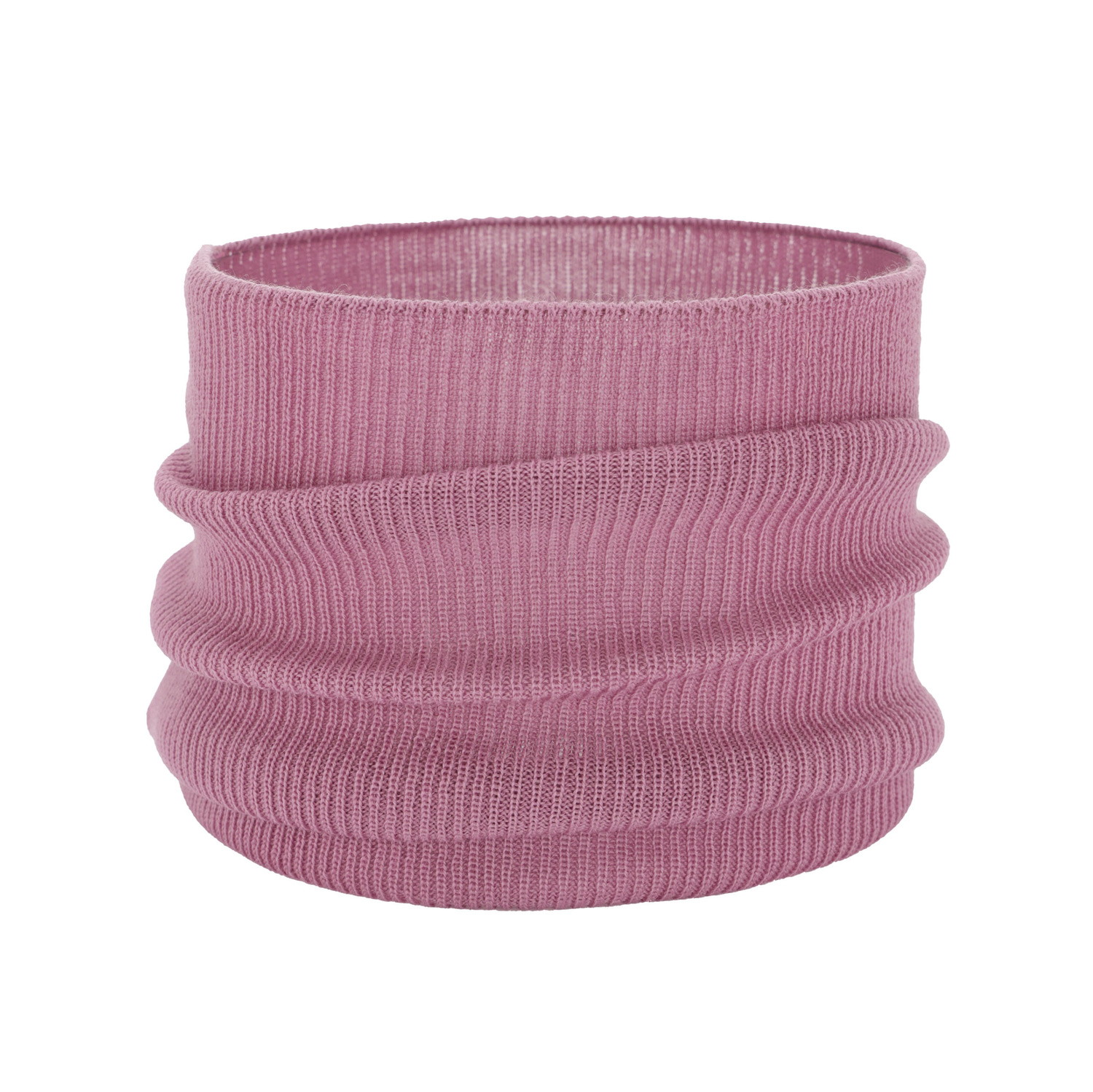 Scaldacollo invernale bambini, wrzosowy, 100% Lana Merino, Zaria