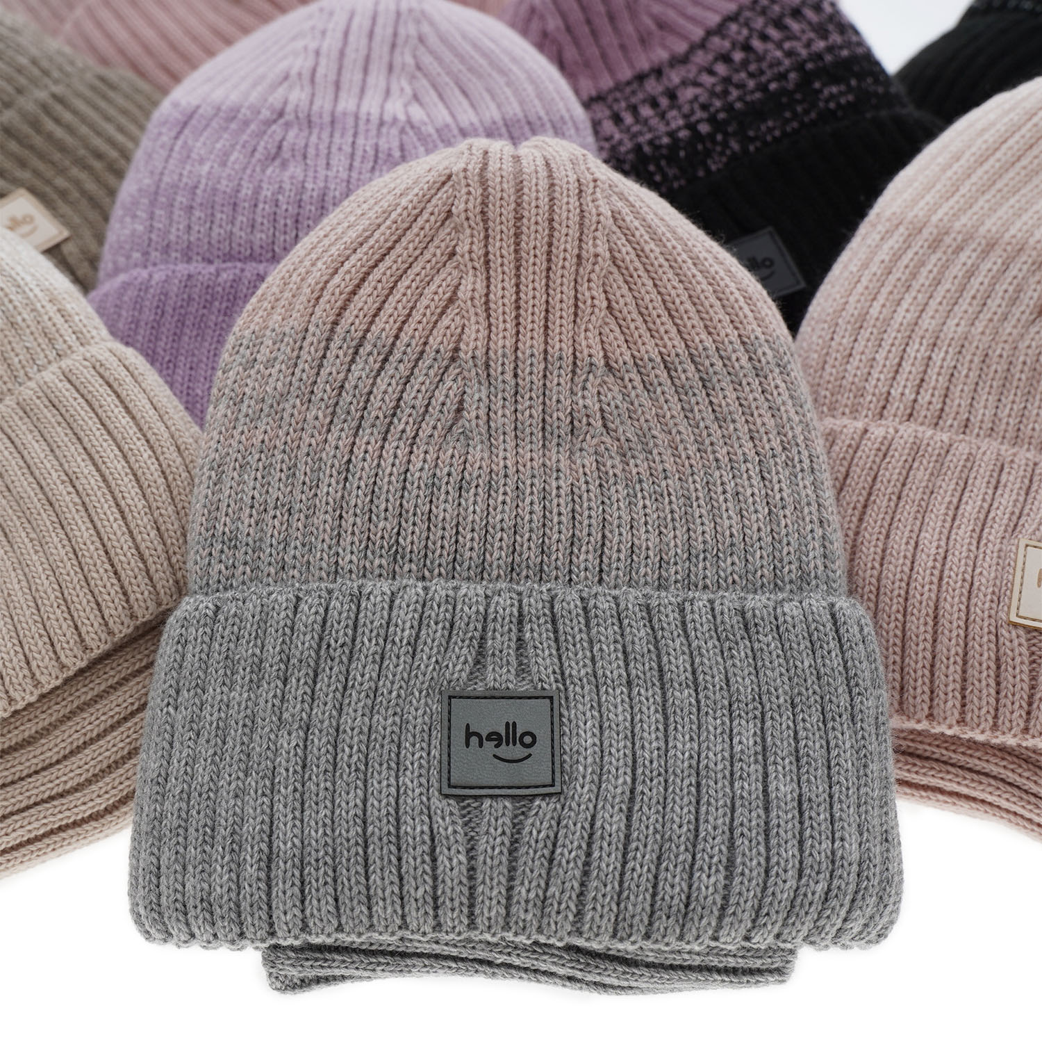 Set invernale bambina: berretto e scaldacollo, grigio, Tasha