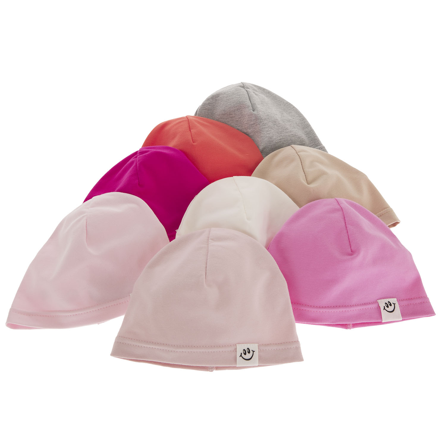 Berretto autunno/primavera bambina, corallo, Lili