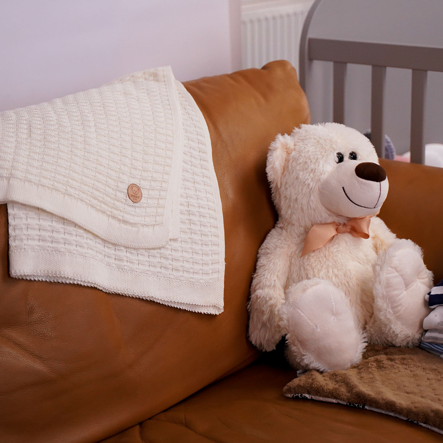 Coperta in bambù per neonato, senape, delicata, Misio