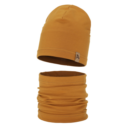 Set autunno/primavera bambino: berretto e scaldacollo, miele, Griffin