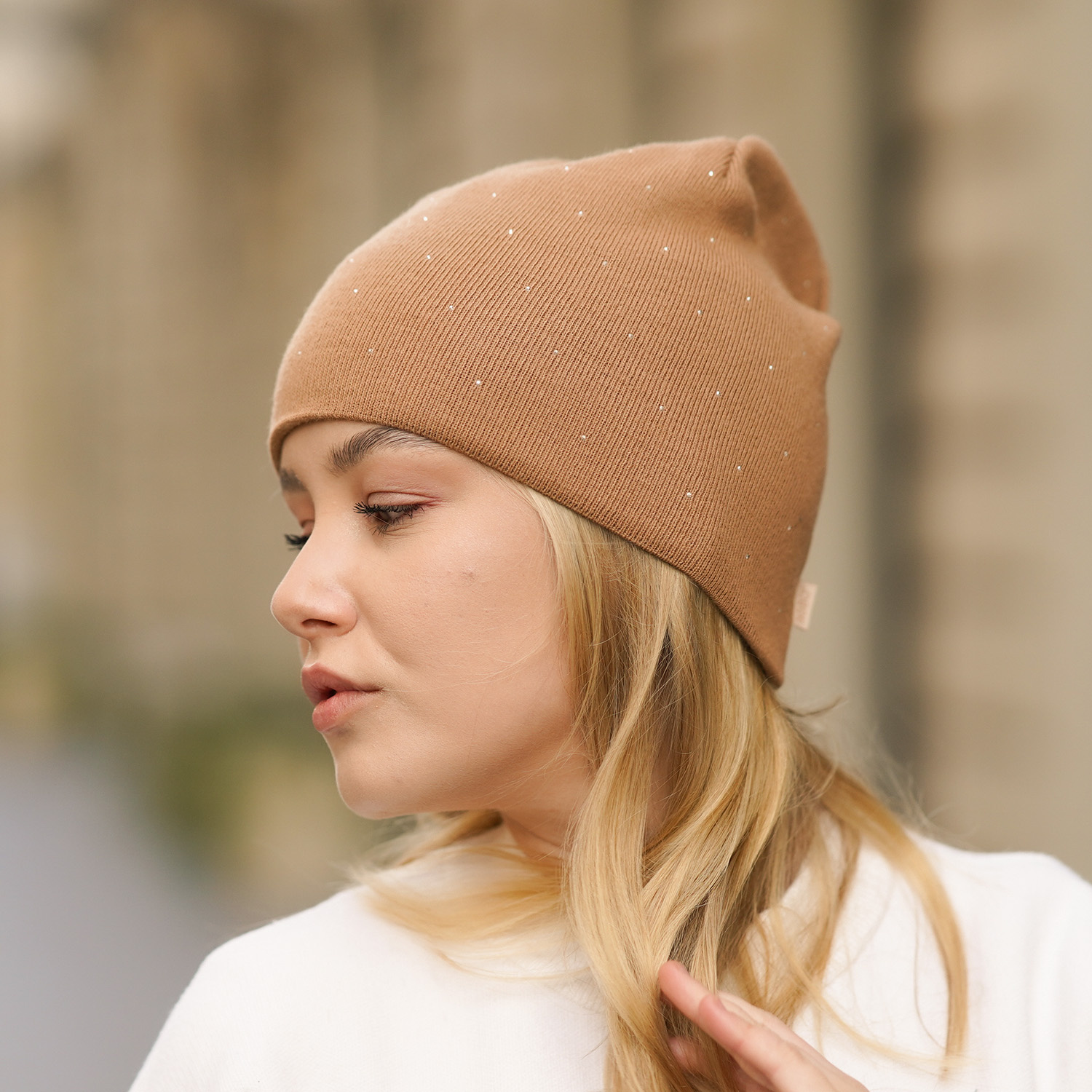 Berretto autunno/primavera donna, rosa, Grecia