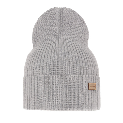 Berretto invernale, primaverile donna, grigio, 100% Lana Merino, Sophie