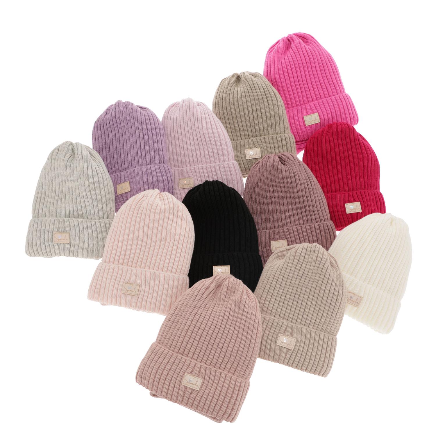 Set invernale bambina: berretto e scaldacollo, rosa, Tampa