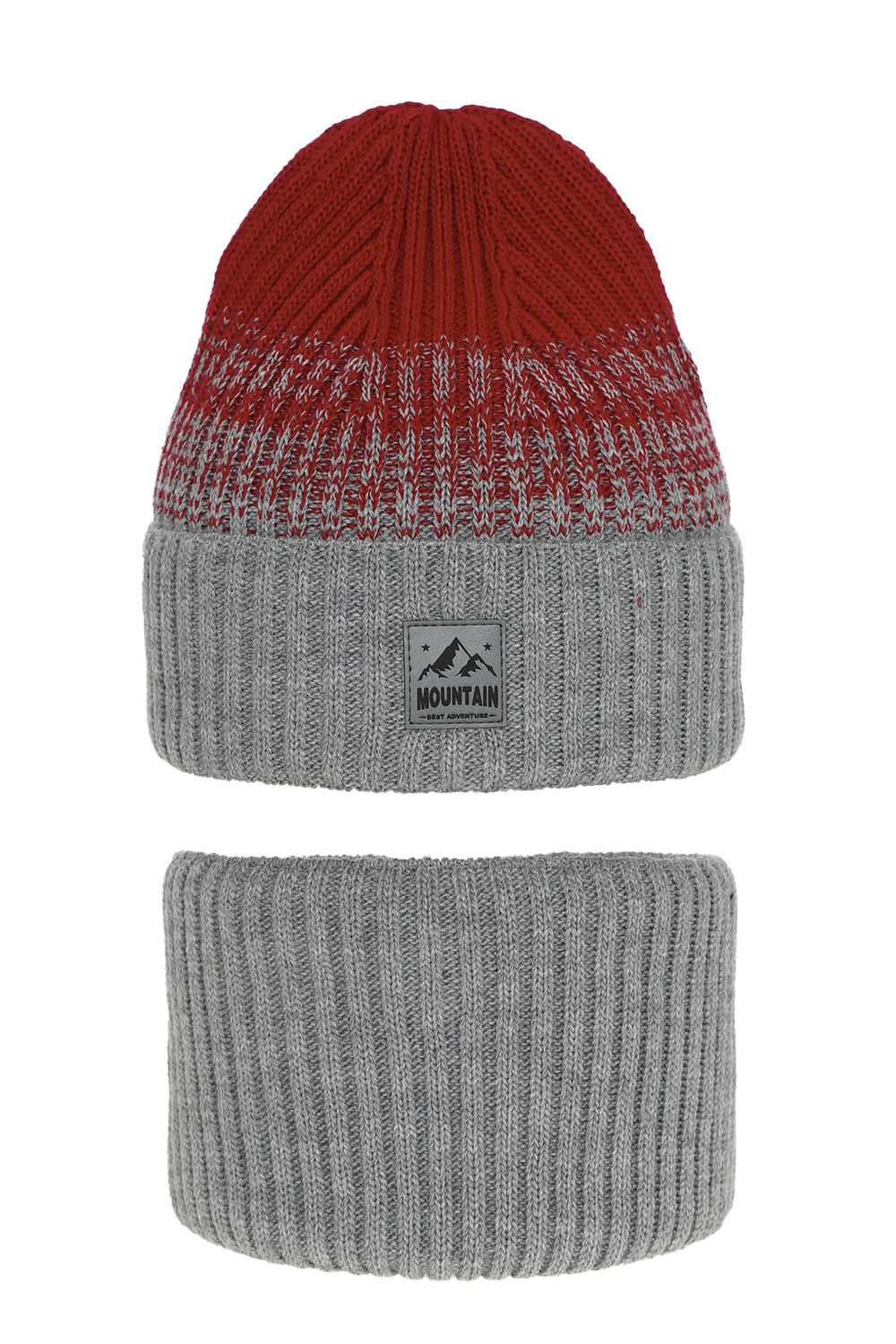 Set invernale bambino: berretto e scaldacollo, grigio, Ralph