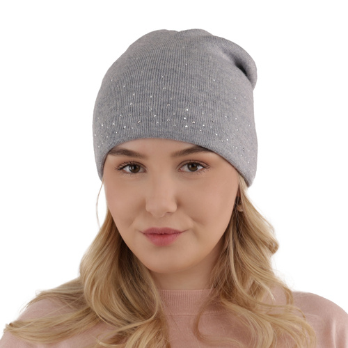 Berretto invernale donna, rosa, 100% Lana Merino, Minerwa