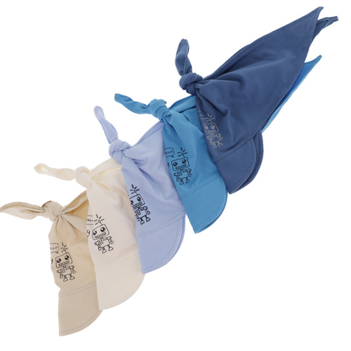 Cappellino con visiera bambino, autunno/primavera, blu, in cotone, Robik
