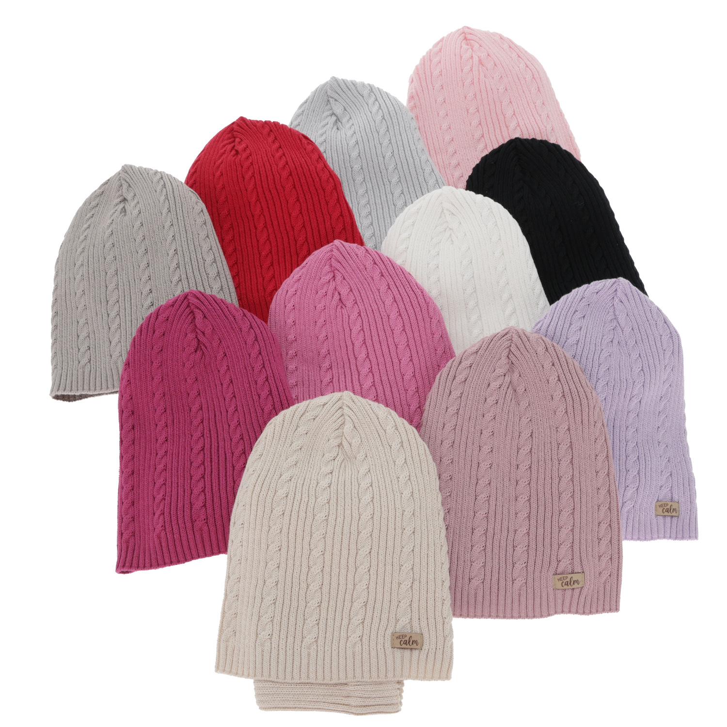 Set autunno/primavera bambina: berretto e scaldacollo, con cotone, rosa, Ordesa