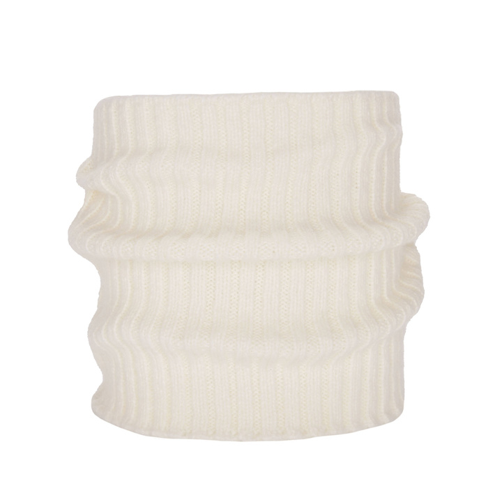 Scaldacollo invernale donna, crema, 100% Lana Merino, Besta