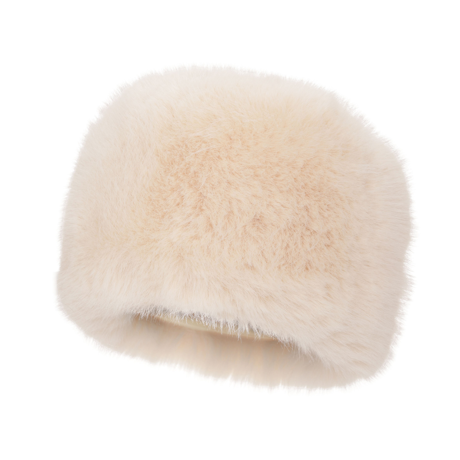 Berretto invernale donna, kremowa, foderato in pile, Holly