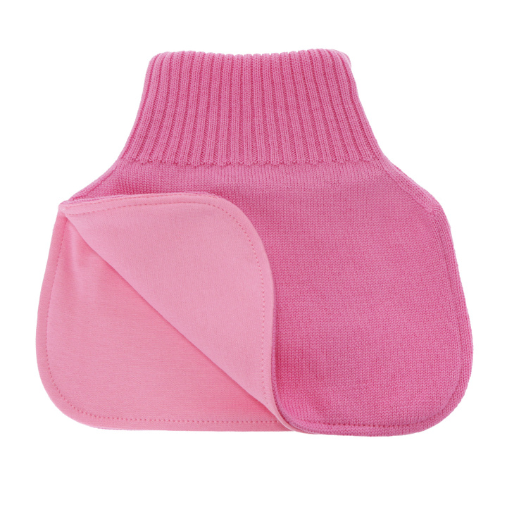 Scaldacollo con coprispalle invernale bambina, rosa, 100% Lana Merino, Felice
