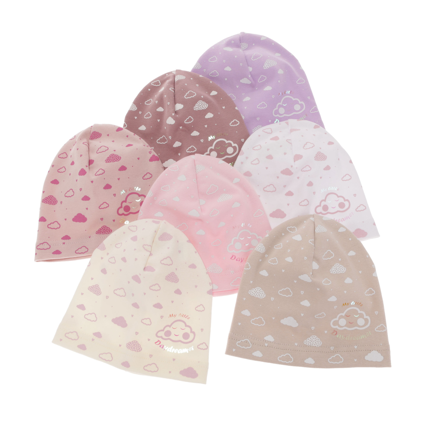 Berretto autunno/primavera bambina, lilla, Klaudyna