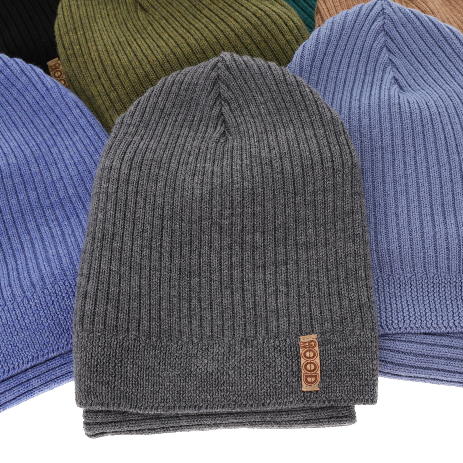 Set autunno/primavera bambino: berretto e scaldacollo, blu navy, 100% Lana Merino, Chester