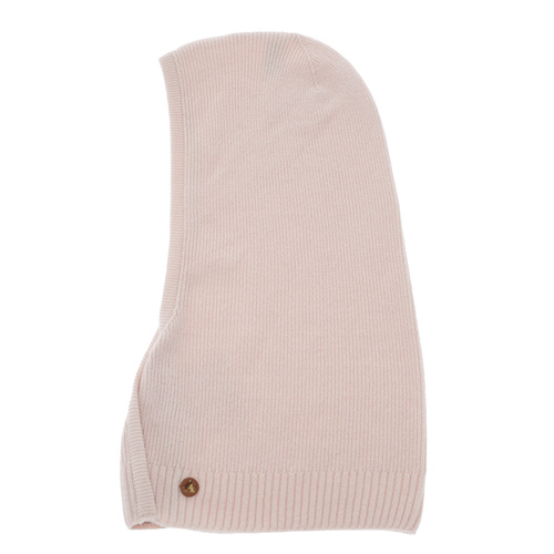 Passamontagna autunnale, invernale, donna, rosa, lana merino con cashmere, Kiruna