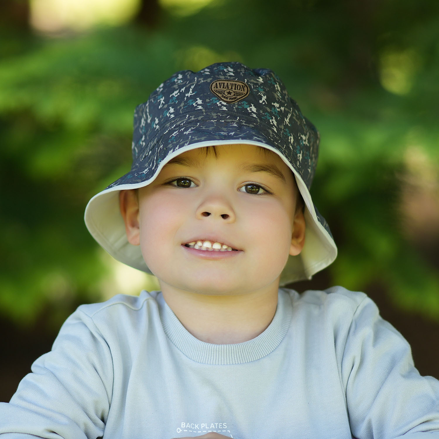 Cappello bambino, rosso, in cotone, Aviation