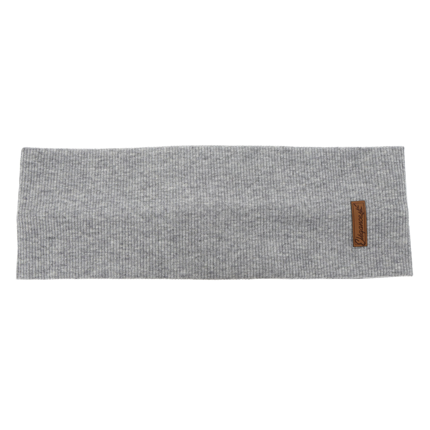 Fascia per capelli autunnale, primaverile, da donna, grigia, in cotone Sharon