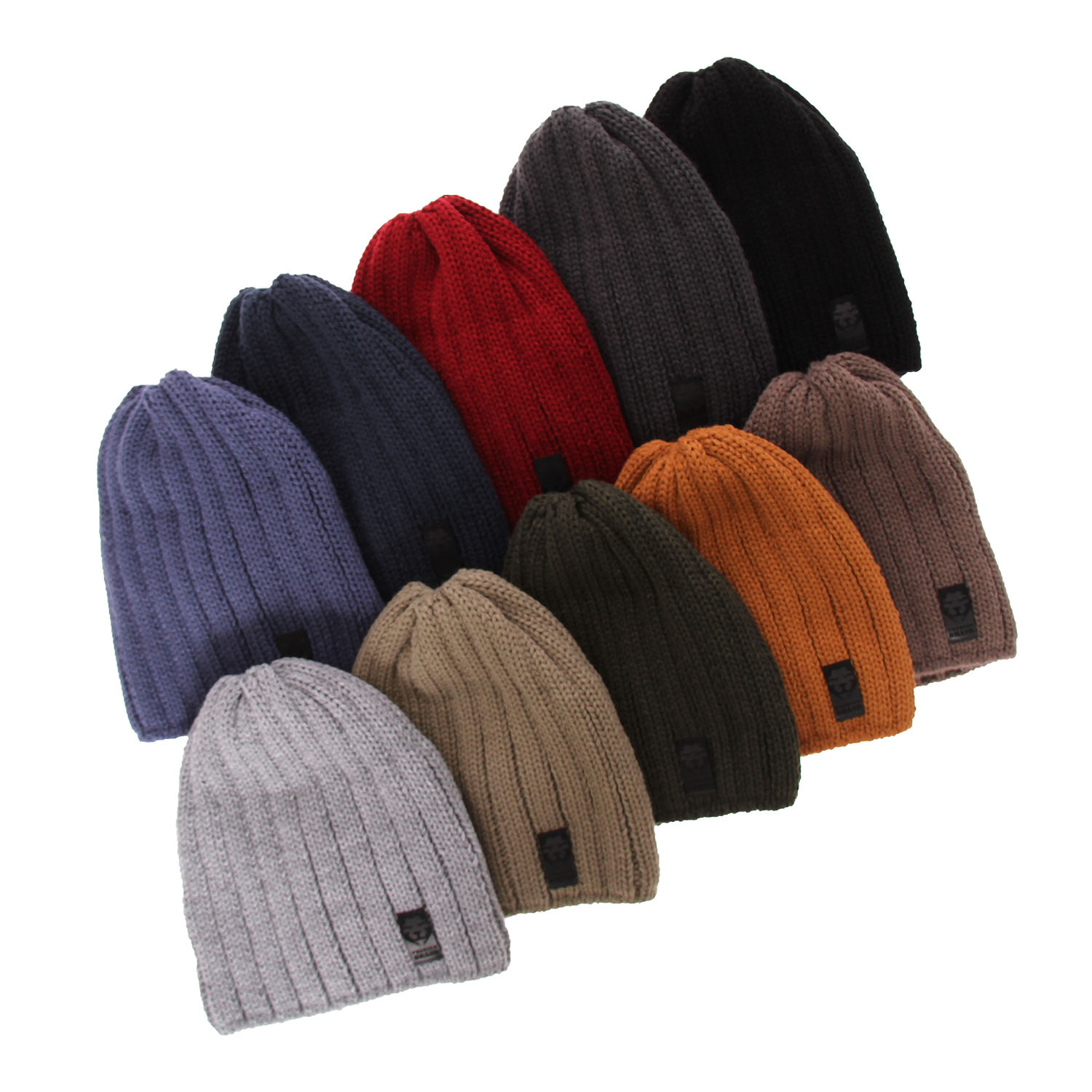 Berretto invernale uomo, nero, Derek