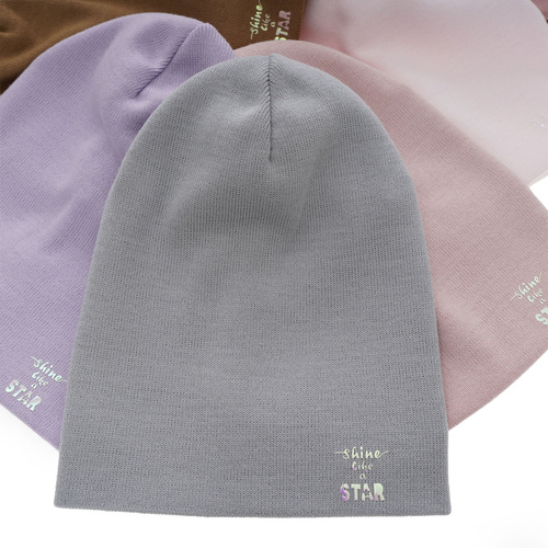 Berretto invernale bambina, rosa, Estrela