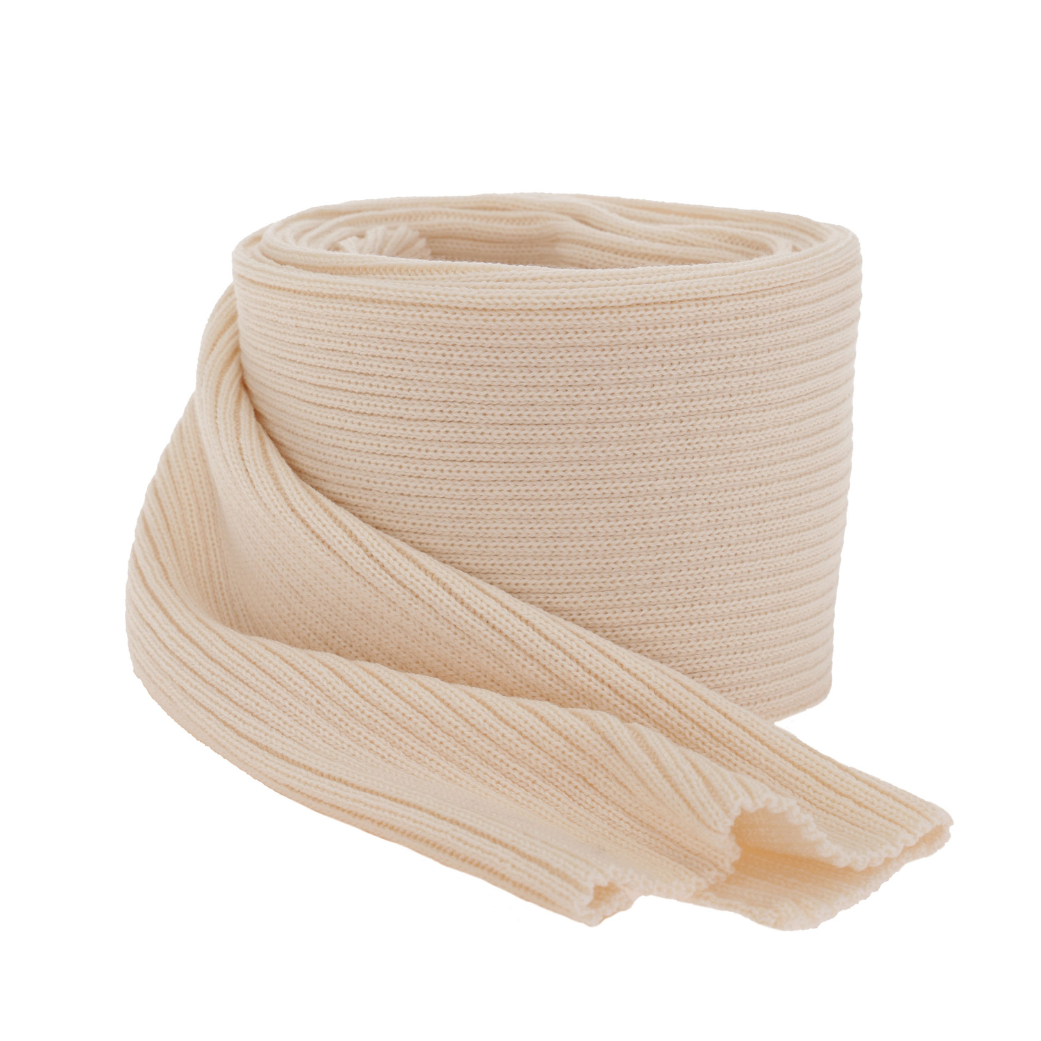 Sciarpa invernale donna, crema, 100% Lana Merino, Jessica