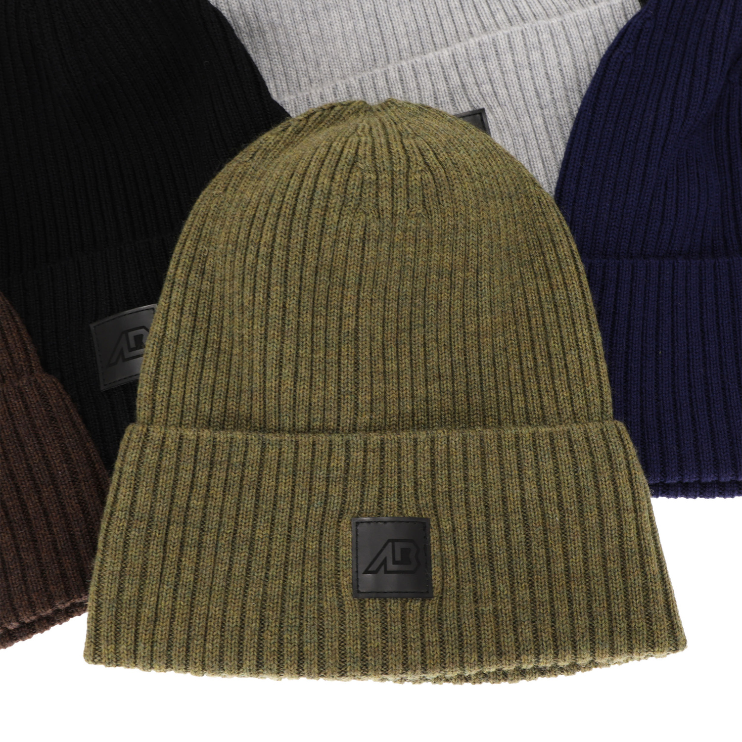 Berretto invernale uomo, camel, 100% Lana Merino, Matias