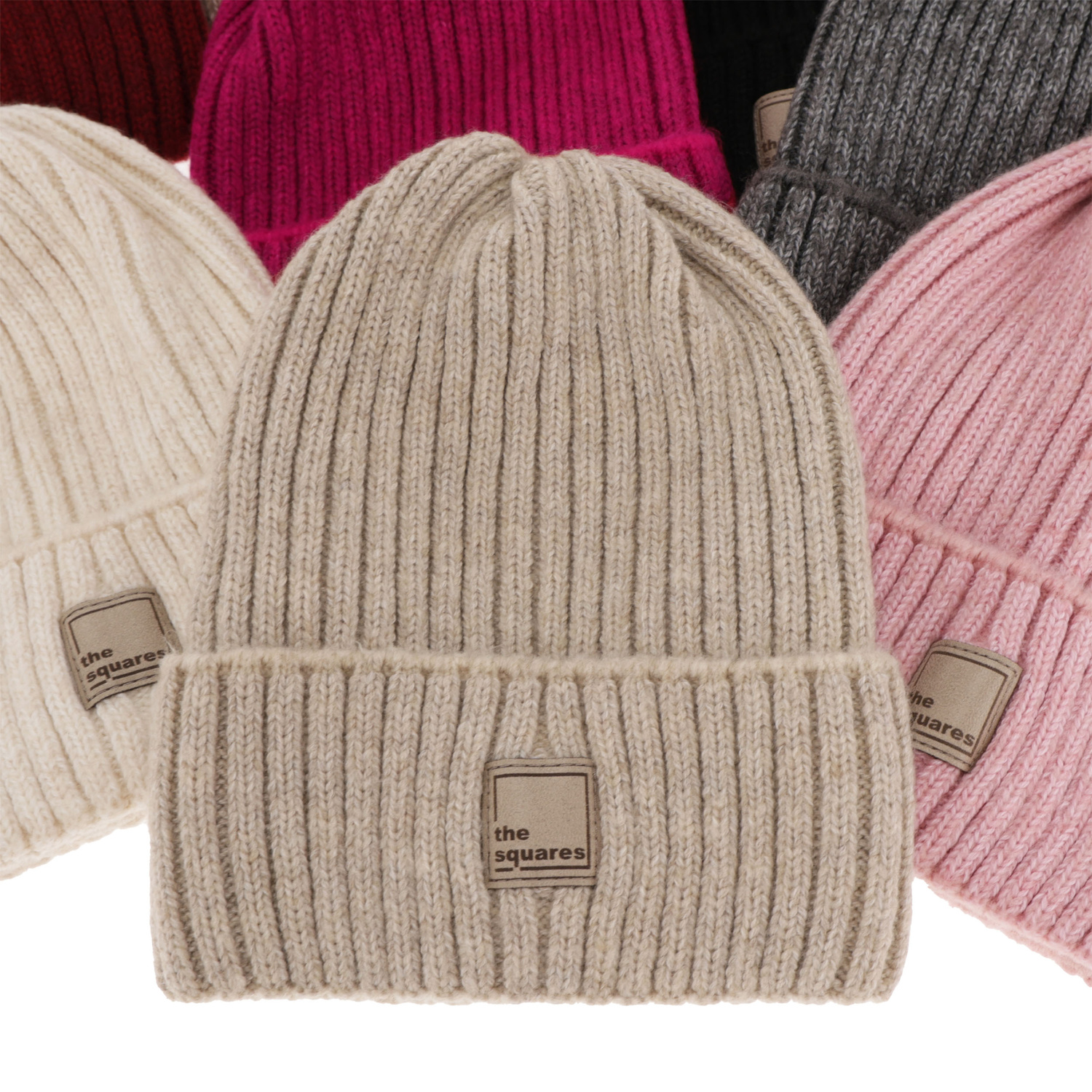 Berretto invernale donna, beige scuro, 100% Lana Merino, Benedetta