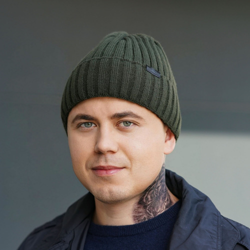 Berretto invernale uomo, bordò, Vincent