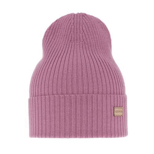 Berretto invernale, primaverile donna, viola, 100% Lana Merino, Sophie