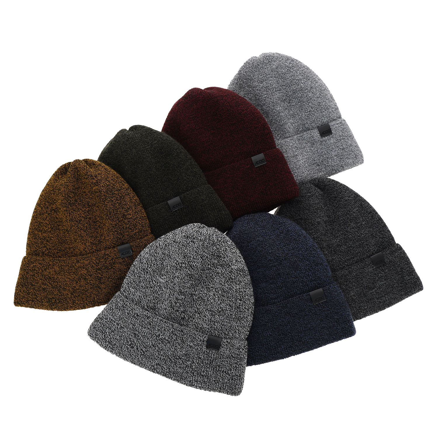 Berretto invernale uomo, giallo senape, Mohit